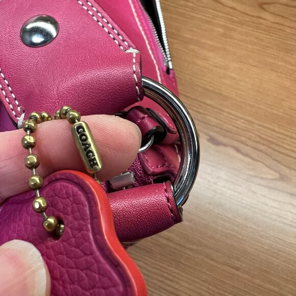 Coach Hobo Bag Pink Brand New Leather - Picture 14 of 16